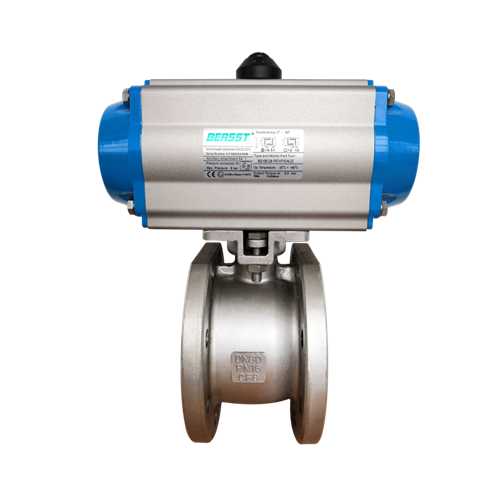 【BERSST】氣動薄型法蘭球閥