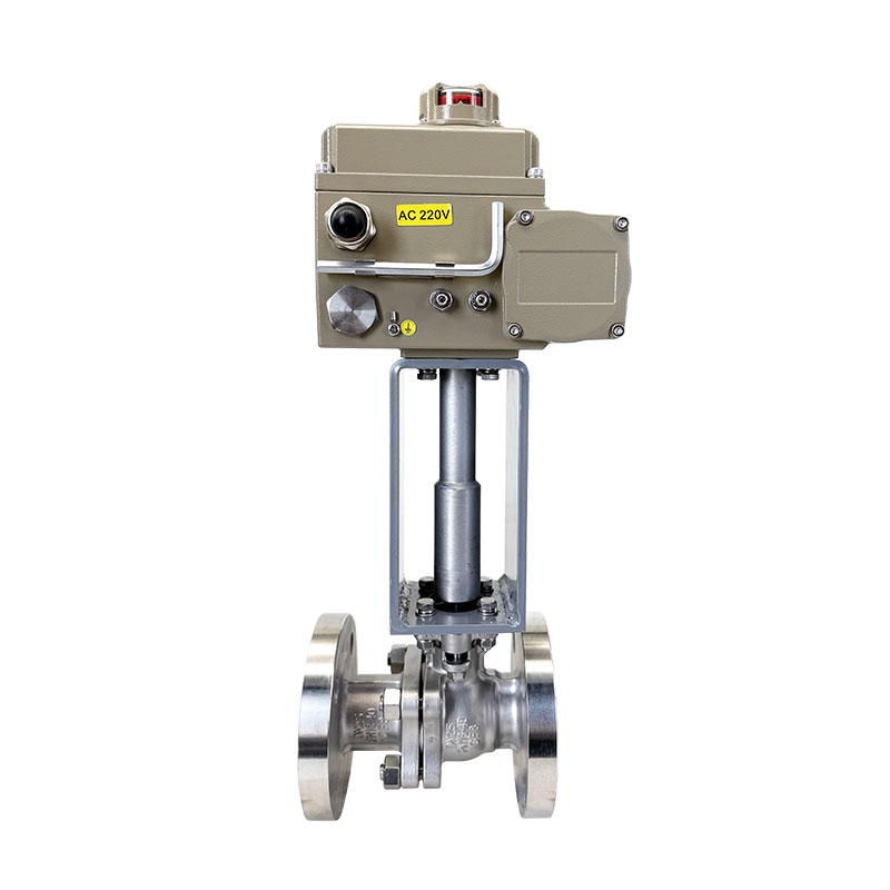 【SLVCN】電動高溫法蘭不銹鋼球閥